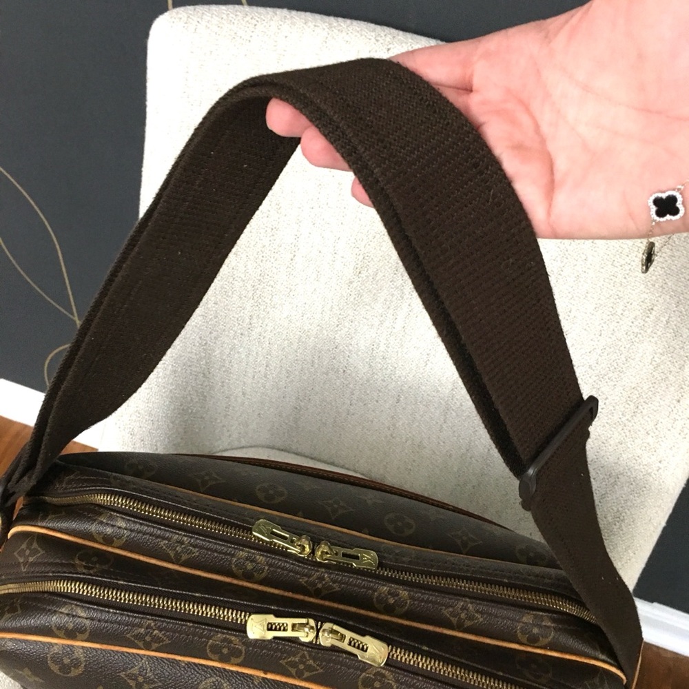 Authentic Louis Vuitton Reporter GM messenger bag brown monogram LV canv… - Picture 16 of 16